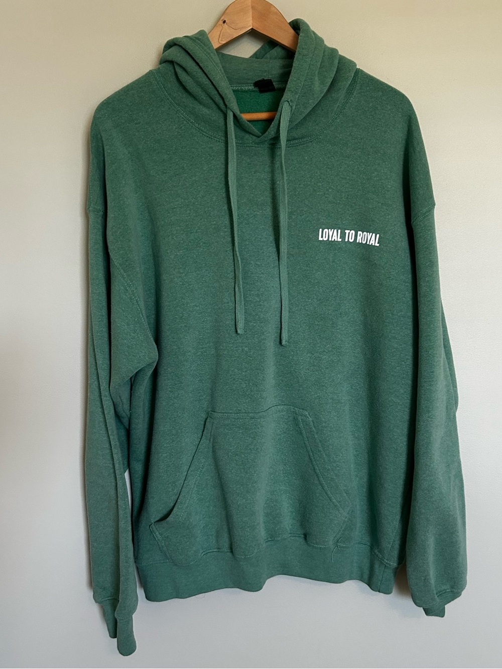 Loyal to Royal Caribbean Green Hoodie Hooded Sweatshirt Size Large